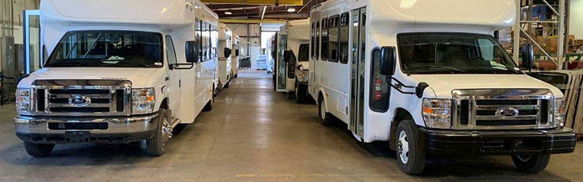 Buses Inside of the PDI center