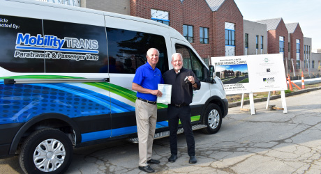MobilityTRANS Donates Ford E-Transit Van to Help Pope Francis Center Serve Those in Need