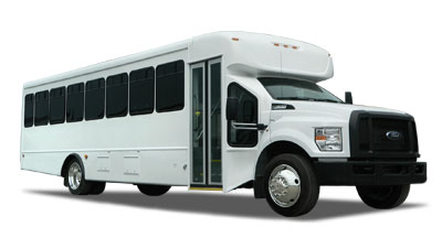 2023 Glaval Commute Ford 8 Passenger and 2 Wheelchair Shuttle Bus